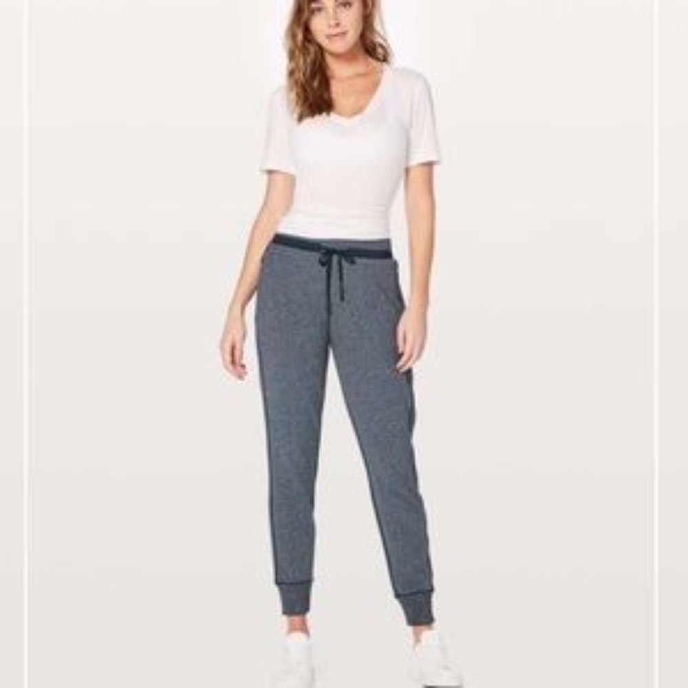 Lululemon Cool & Collected Jogger Navy Blue Sz 6